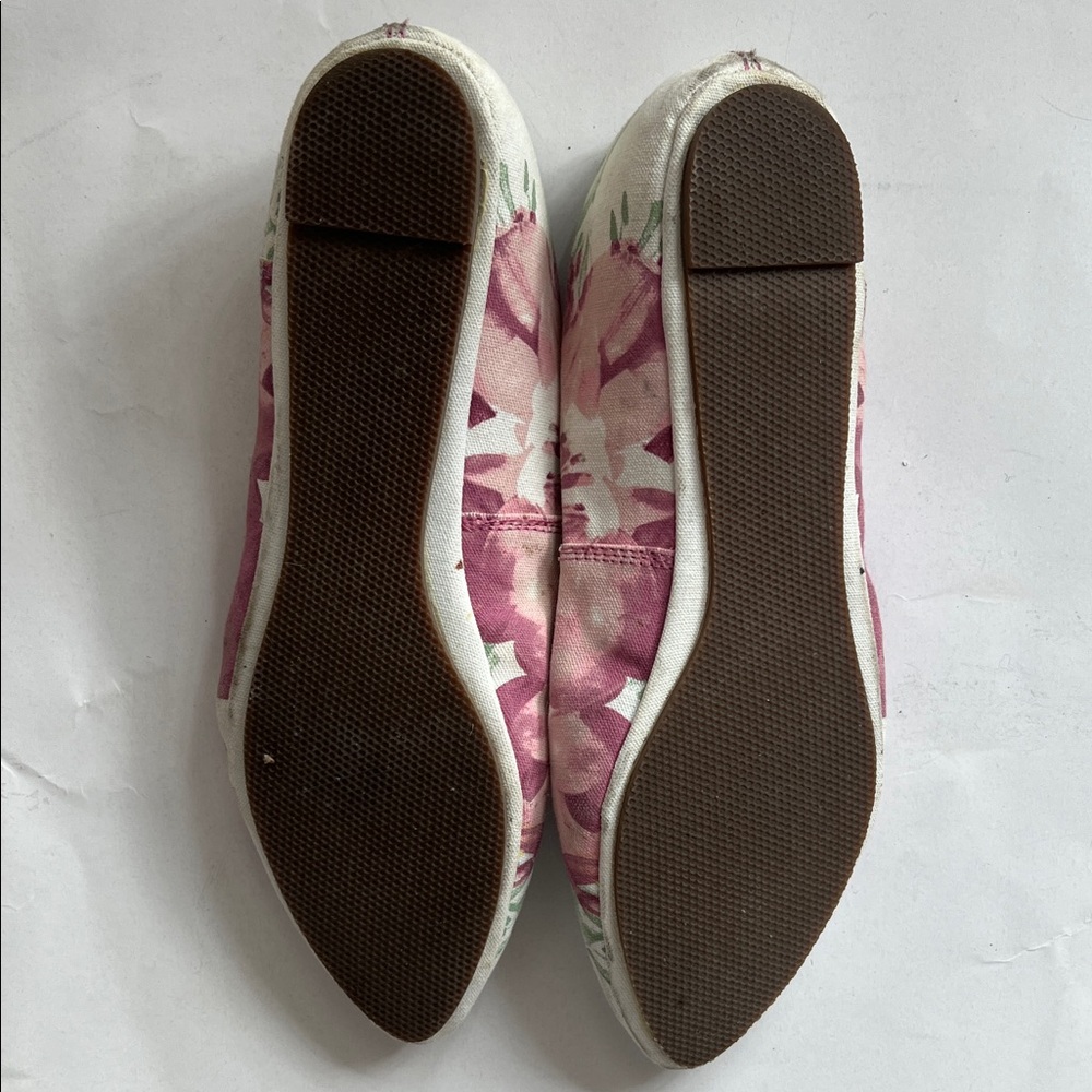Diesel Floral plum and white Flats with box - Picture 3 of 12